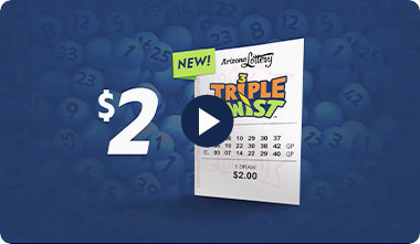 $1 Triple Twist Ticket with play video graphic