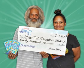 Arizona Lottery Winner Best Dad & Daughter