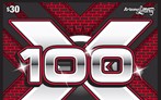 100X Logo