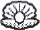 symbol showing a pearl inside of a shell