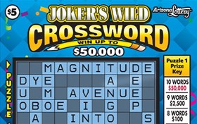 Joker's Wild Crossword Logo