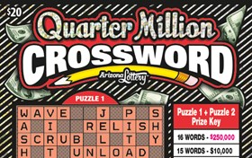 Quarter Million Crossword Logo